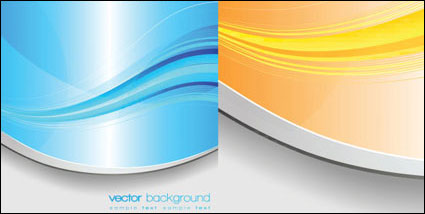Elegante vector de color banda de material