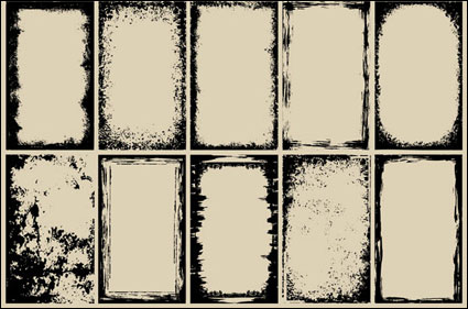 [Fade] vector de la frontera graffiti de material