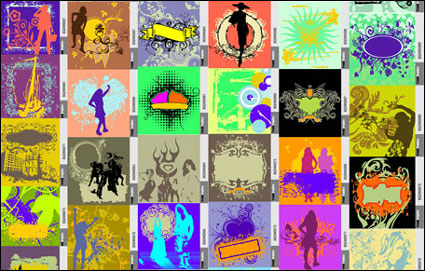 Vector 105 elementos de diseño de los modelos de tendencia