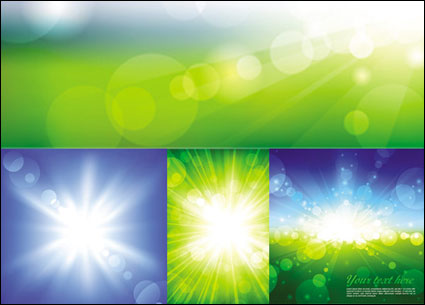 Rfagas de luz Vector