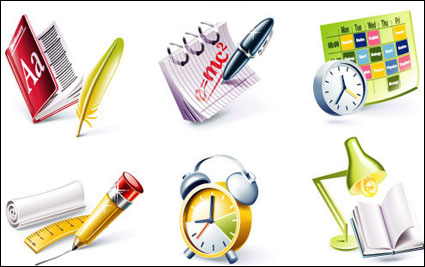 Campus icono Tema vector de material