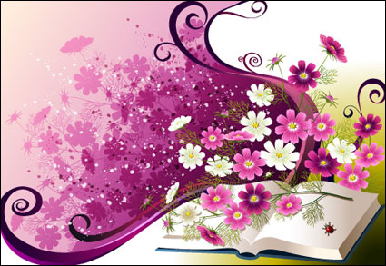 Vector floral tendencia -3