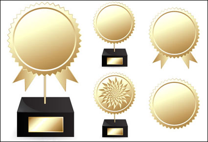 Vector trofeos medallas