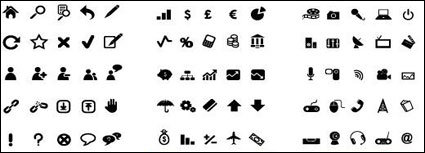 Simple vector icono en el material blanco y negro