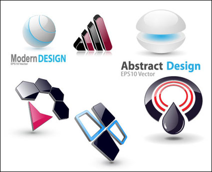 6 grficos vectoriales 3D icono