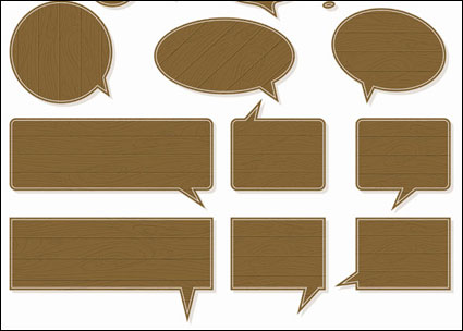 Simple bocadillo Vector