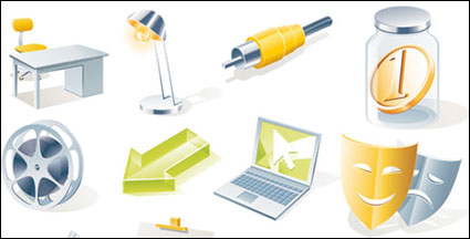 icono de Office, el material de vectores