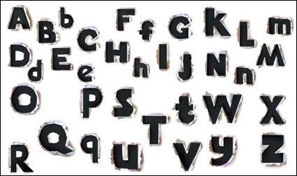 [carta] de papel rasgado vector efecto material de origen