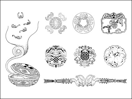 Los trece clsicos chinos Vector