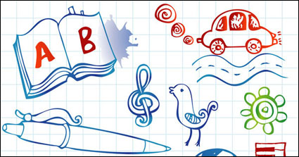 vector de la pintura de graffiti para niños de material