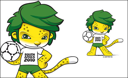 Vector mascota de la Copa del Mundo de 2010