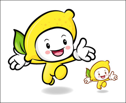 El amor el fruto de dibujos animados super Vector10