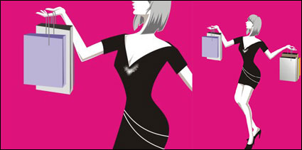 Moda mujer vector