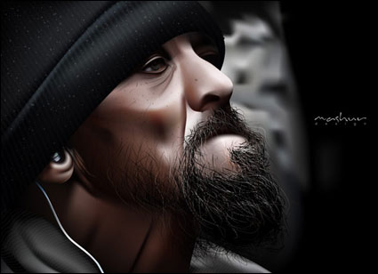 T-Bag se parece a un hombre de Vectores