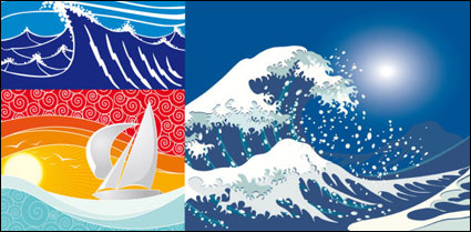 Vector tema de onda