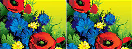 Flores del vector magnfico de material