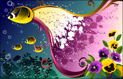 -2 Vector tendencias florales