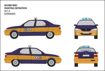 Ver vector original Jetta IV taxi