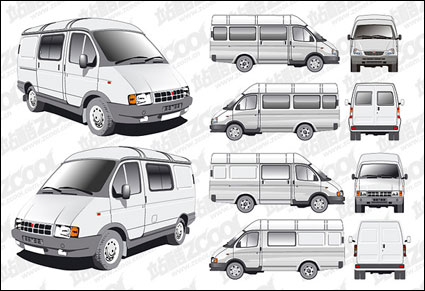 Vehculos comerciales vector de material