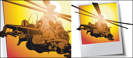 Helicpteros de combate - Apache - Vector