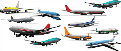 Aviones material Vector
