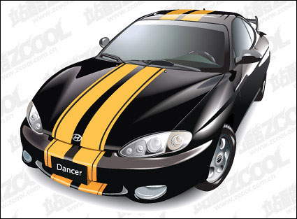 HYUNDAI coche tiburon vector material