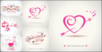 San Valentn romntico de grficos vectoriales Da
