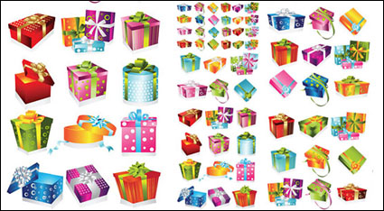 Vector caja de regalo
