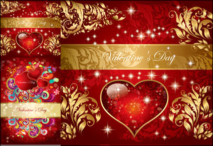 Vector de Da de San Valentn el patrn