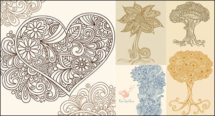 Vector ilustracin lneas tendencia