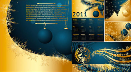 Vector de Oro de Navidad 2011