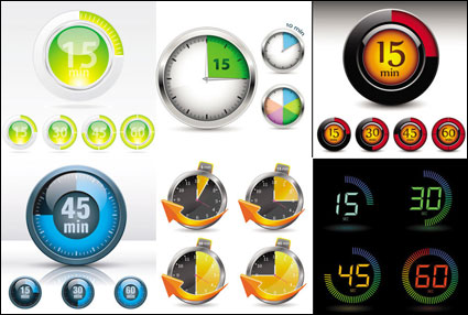 Relojes e instrumentos - Vector