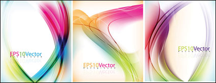 Colorido vector de las lneas de fondo dinmico