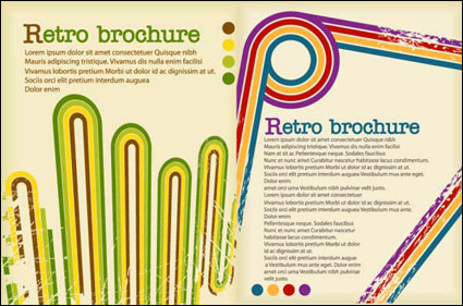 Nostalgia de fondo vector material