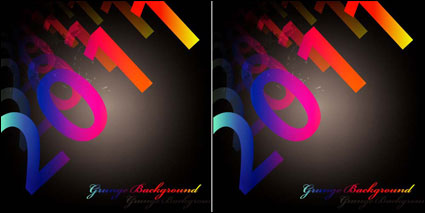 Color irreal 2011 vector material