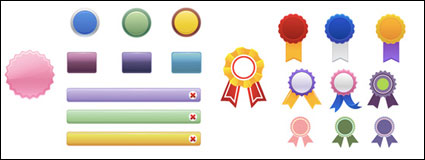 {hermosa label} vector de material