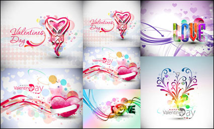 Decoracin Sinfnica de San Valentn vector material