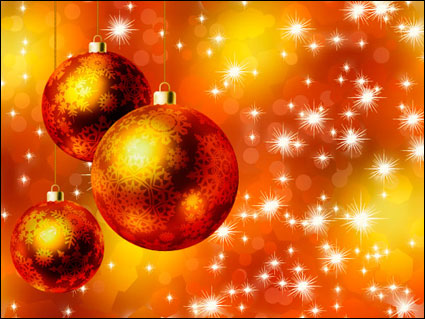 Hermosa bola de la Navidad del vector - 02