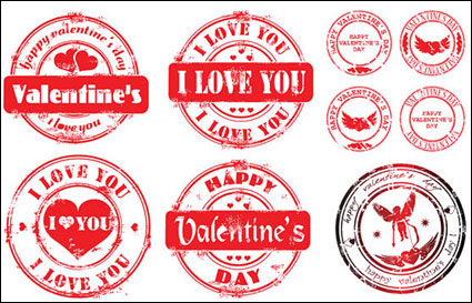 Amor vector sello