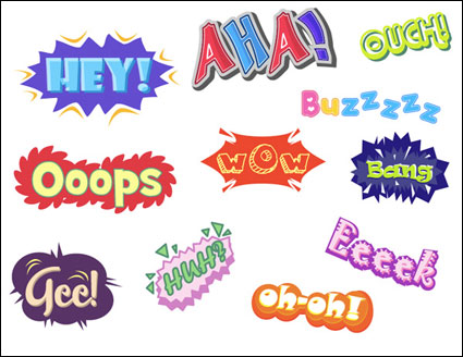 {variedad de textos de graffiti} vector