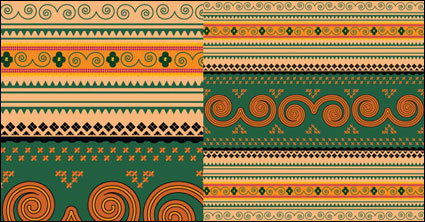 Europea de fronteras clsico vector de material