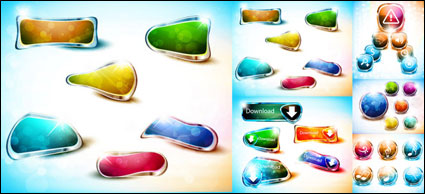 Sueños de colores Vector botn