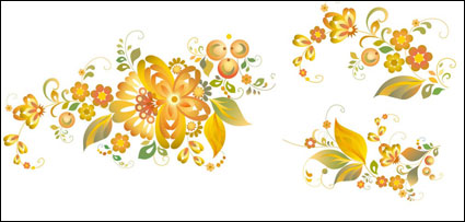 Patrn de flores hermosas - vector de material
