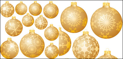 Decoraciones para bolas de nieve vectoriales