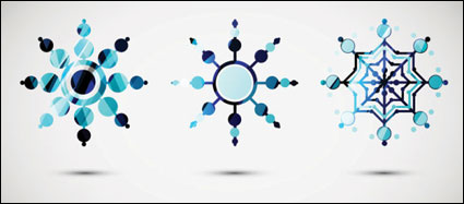 Nieve icono de estilo 01 - Vector