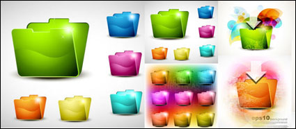 Colorido web, los elementos de diseño vectorial
