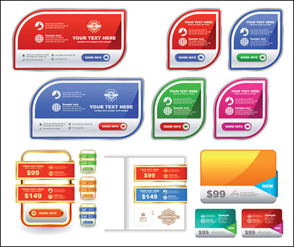 Etiquetas Venta Vector