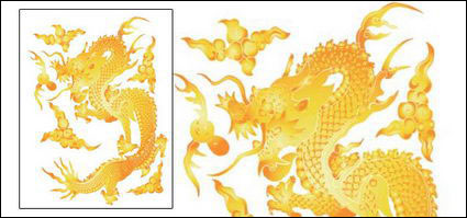 Vector de Oro Drag¨®n