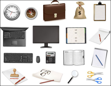 Oficina de la serie icono del vector de material