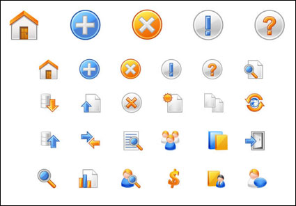 Comn iconos vectoriales web - vector de material